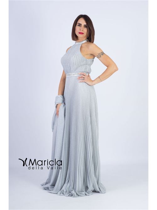 lurex plisse' MARICLA ELEGANCE | JC34614ARGENTO